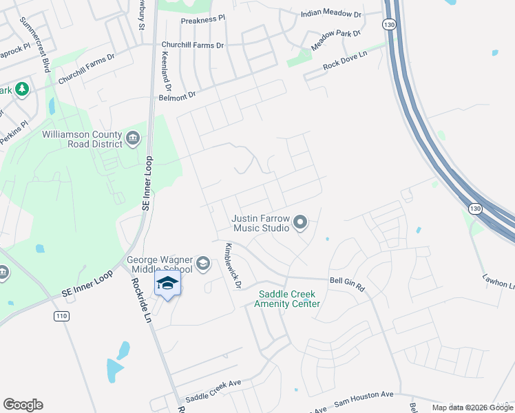 map of restaurants, bars, coffee shops, grocery stores, and more near 911 Carlson Cove in Georgetown