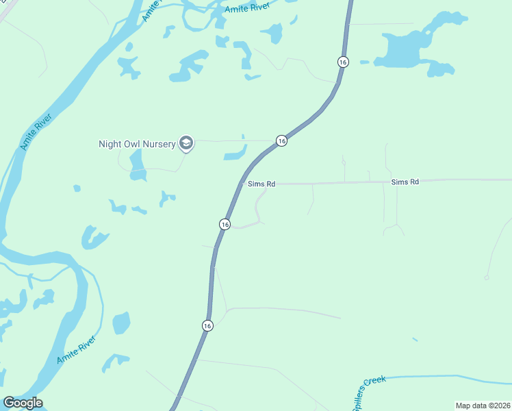 map of restaurants, bars, coffee shops, grocery stores, and more near 38445 Highland Terrace Avenue in Denham Springs