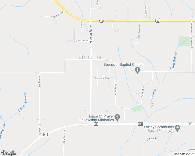 map of restaurants, bars, coffee shops, grocery stores, and more near 27457 Meade Trail in Loxley