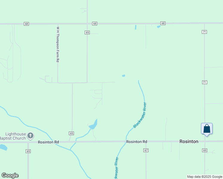 map of restaurants, bars, coffee shops, grocery stores, and more near 18720 Daughtery Road in Loxley
