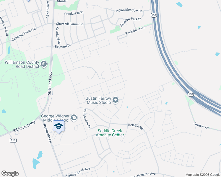 map of restaurants, bars, coffee shops, grocery stores, and more near 873 Carlson Cove in Georgetown
