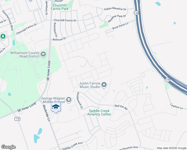 map of restaurants, bars, coffee shops, grocery stores, and more near 911 Carlson Cove in Georgetown