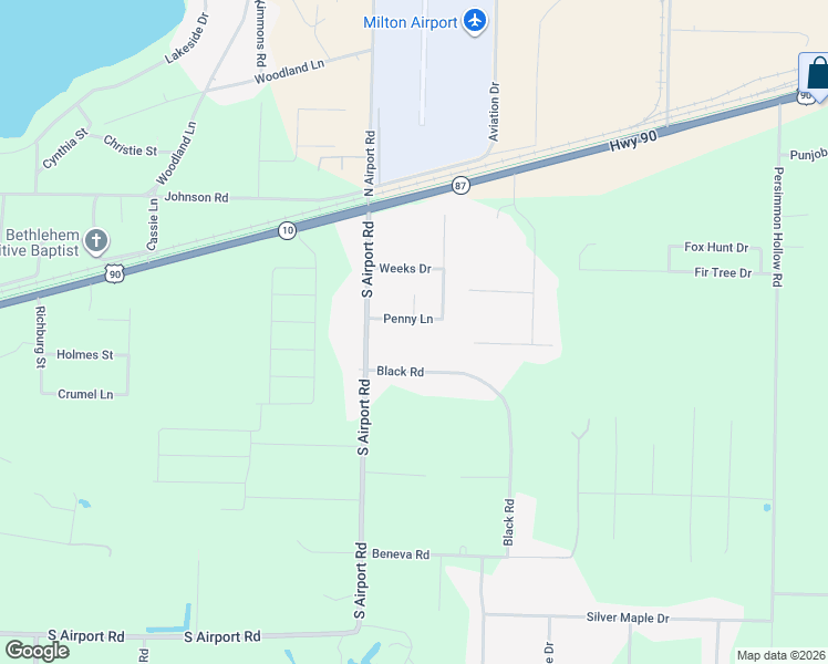 map of restaurants, bars, coffee shops, grocery stores, and more near 7861 Penny Lane in Milton