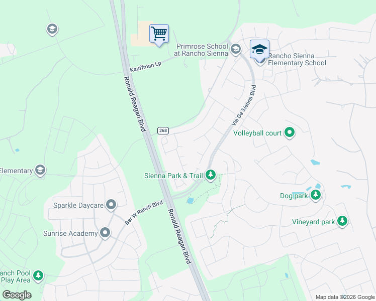 map of restaurants, bars, coffee shops, grocery stores, and more near 109 Bole Cove in Georgetown