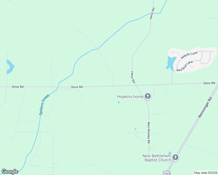 map of restaurants, bars, coffee shops, grocery stores, and more near 11940 Sims Road in Denham Springs