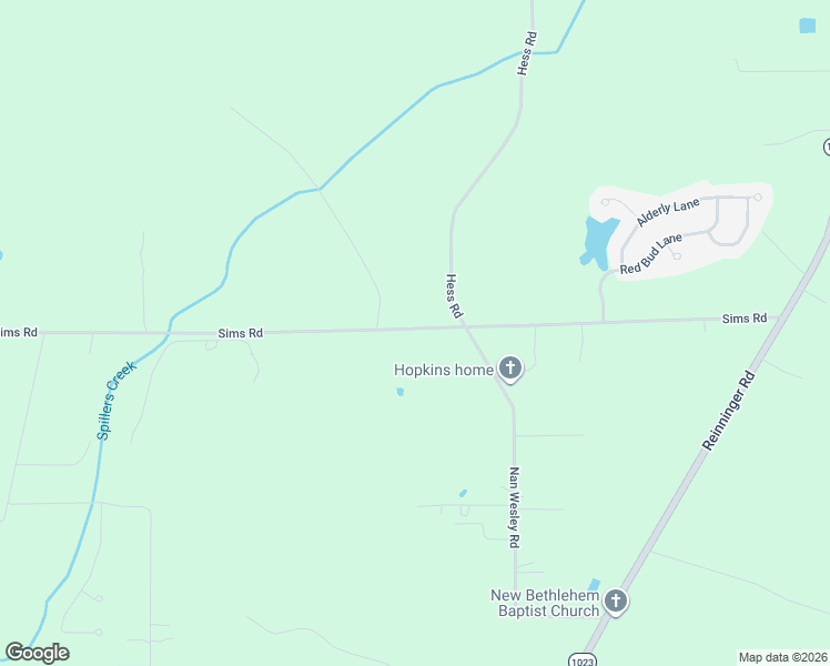 map of restaurants, bars, coffee shops, grocery stores, and more near 11974-12180 Sims Road in Denham Springs