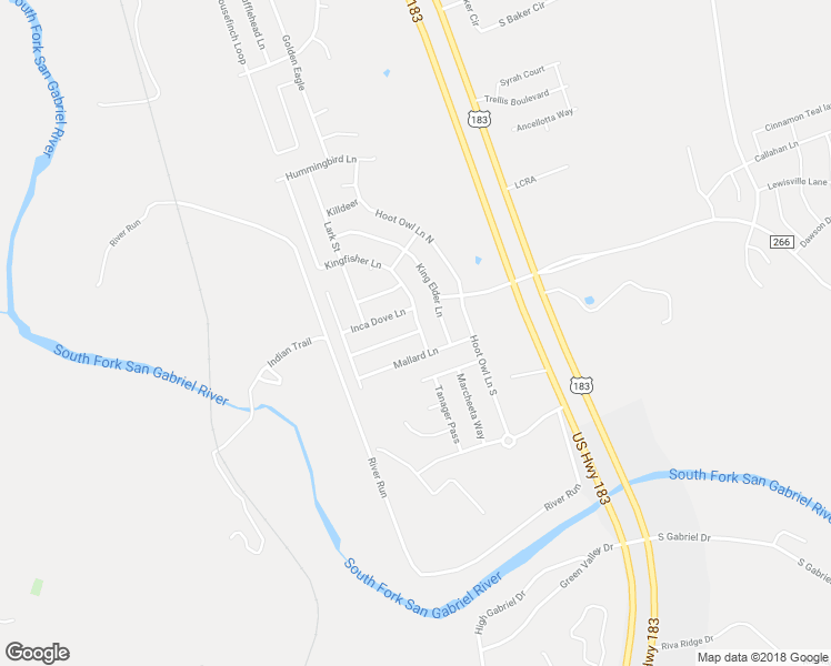 map of restaurants, bars, coffee shops, grocery stores, and more near 149 Magpie Goose Lane in Leander