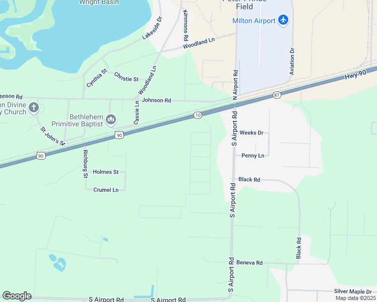 map of restaurants, bars, coffee shops, grocery stores, and more near in East Milton