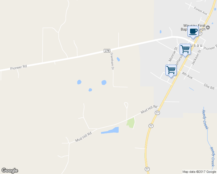 map of restaurants, bars, coffee shops, grocery stores, and more near 1962 Mud Hill Road in Chipley