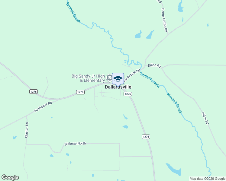 map of restaurants, bars, coffee shops, grocery stores, and more near in Dallardsville