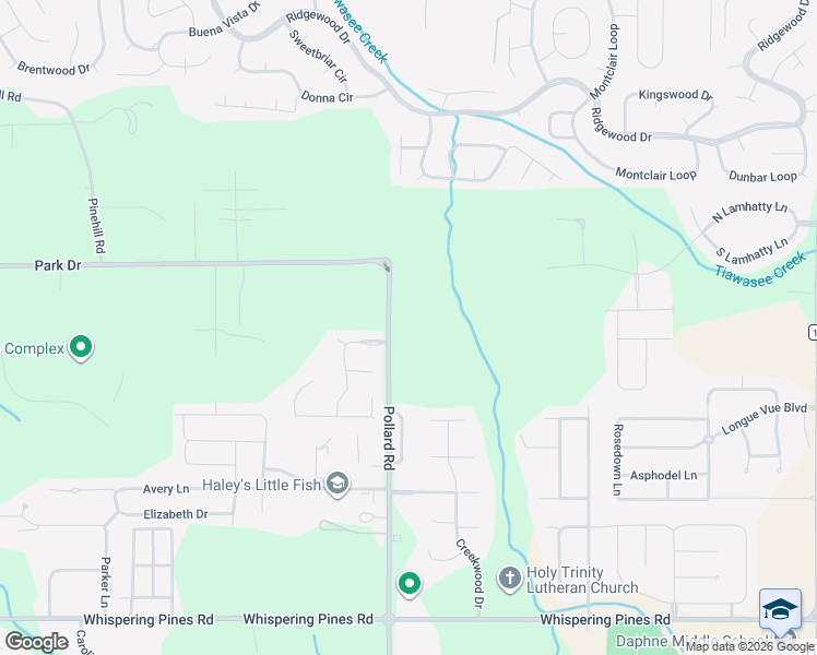 map of restaurants, bars, coffee shops, grocery stores, and more near 8071 Landing Eagle Drive in Daphne