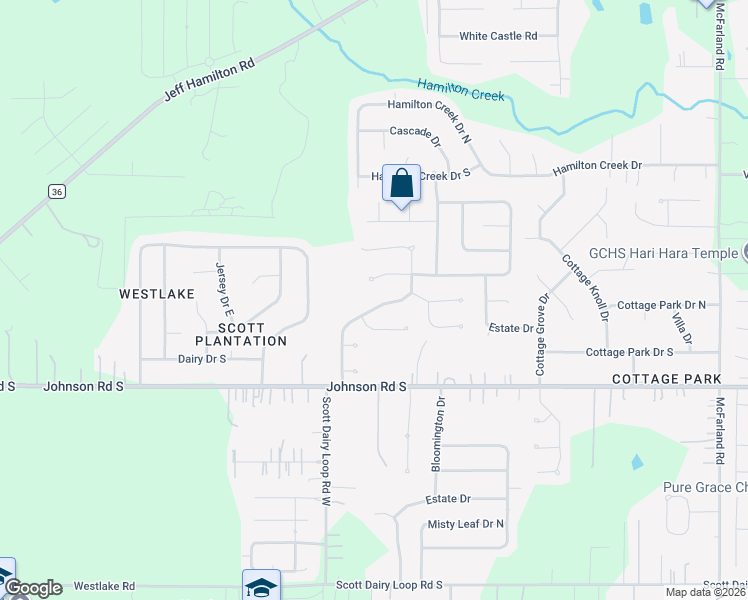 map of restaurants, bars, coffee shops, grocery stores, and more near 2970 Richmond Drive in Mobile