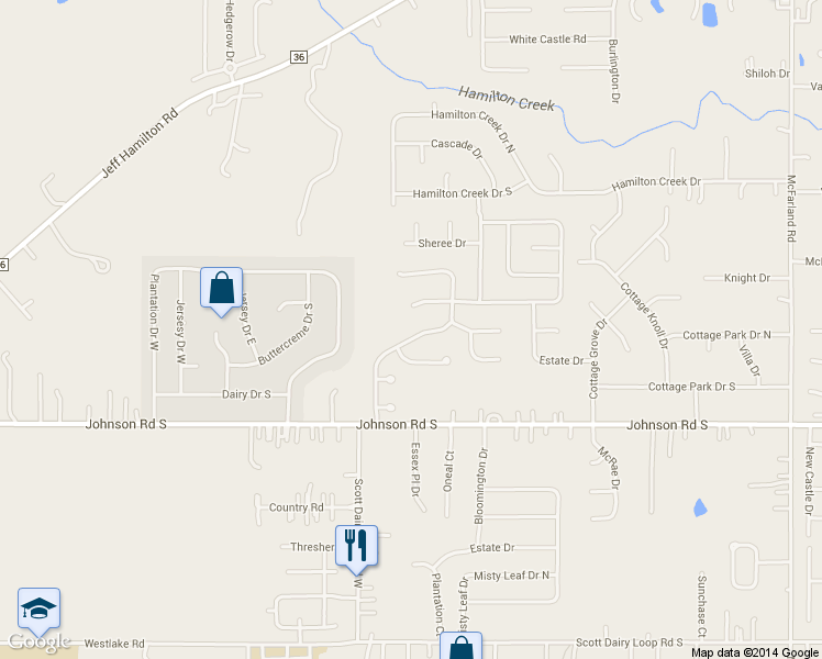 map of restaurants, bars, coffee shops, grocery stores, and more near 2970 Richmond Dr in Mobile