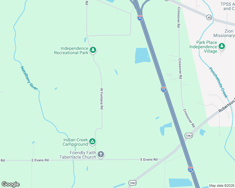 map of restaurants, bars, coffee shops, grocery stores, and more near 53296 West Fontana Road in Independence