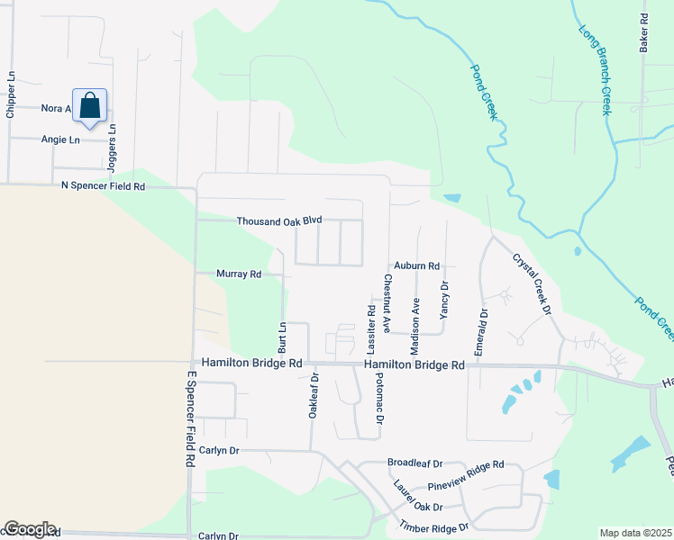 map of restaurants, bars, coffee shops, grocery stores, and more near 5257 English Oak Drive in Pace