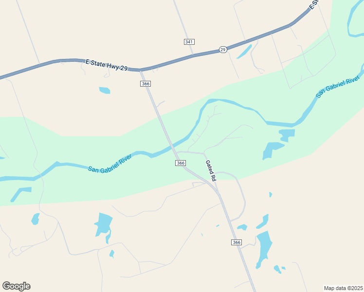map of restaurants, bars, coffee shops, grocery stores, and more near 11 County Road 366 Spur in Taylor