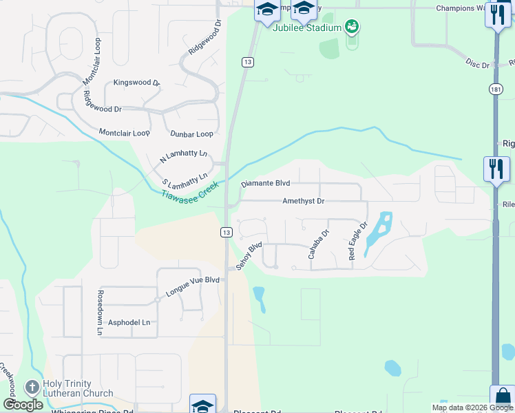 map of restaurants, bars, coffee shops, grocery stores, and more near in Daphne