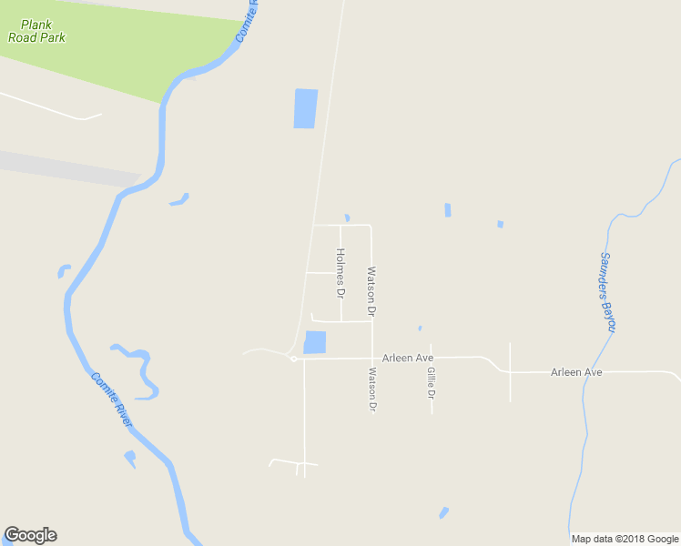 map of restaurants, bars, coffee shops, grocery stores, and more near 21257 Holmes Drive in Zachary