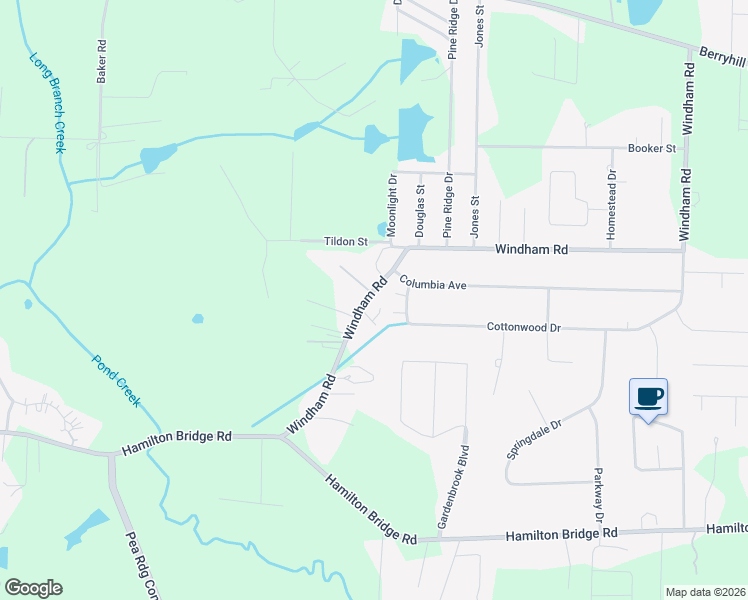 map of restaurants, bars, coffee shops, grocery stores, and more near 5347 Windham Road in Milton