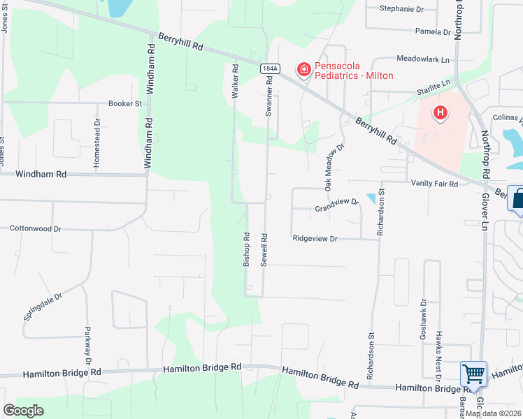map of restaurants, bars, coffee shops, grocery stores, and more near 5351 Walker Road in Milton