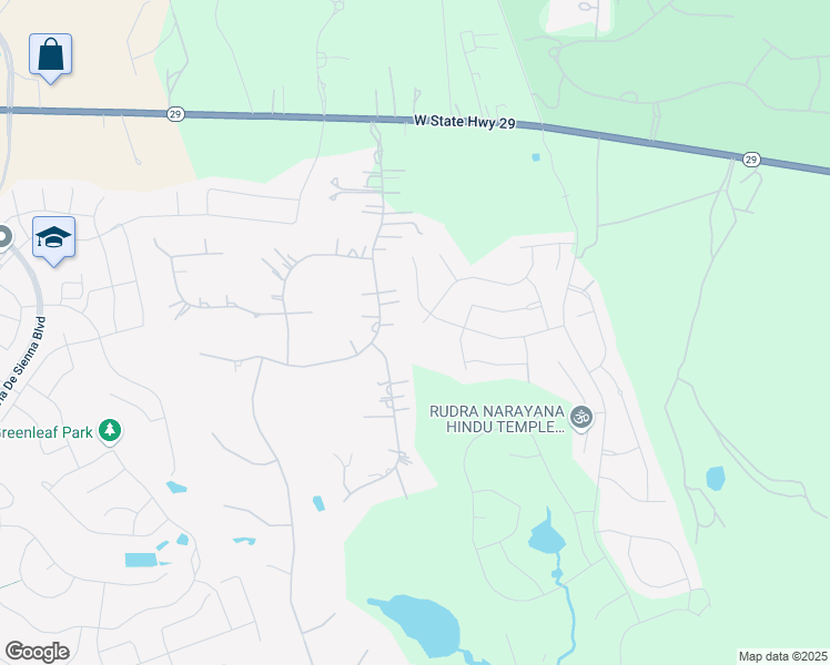 map of restaurants, bars, coffee shops, grocery stores, and more near 4109 Buffalo Ford Road in Georgetown