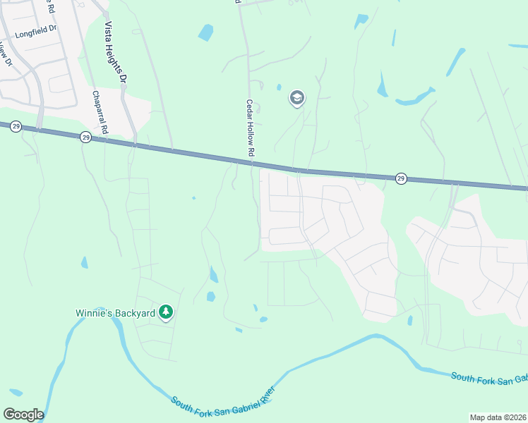 map of restaurants, bars, coffee shops, grocery stores, and more near 549 Scenic Bluff Drive in Georgetown