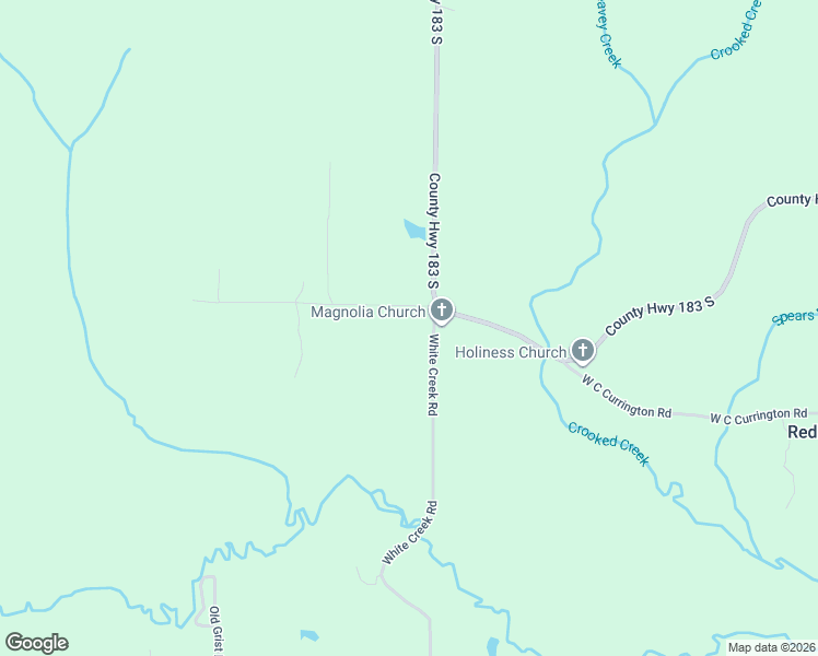 map of restaurants, bars, coffee shops, grocery stores, and more near 42 White Creek Road in Ponce de Leon