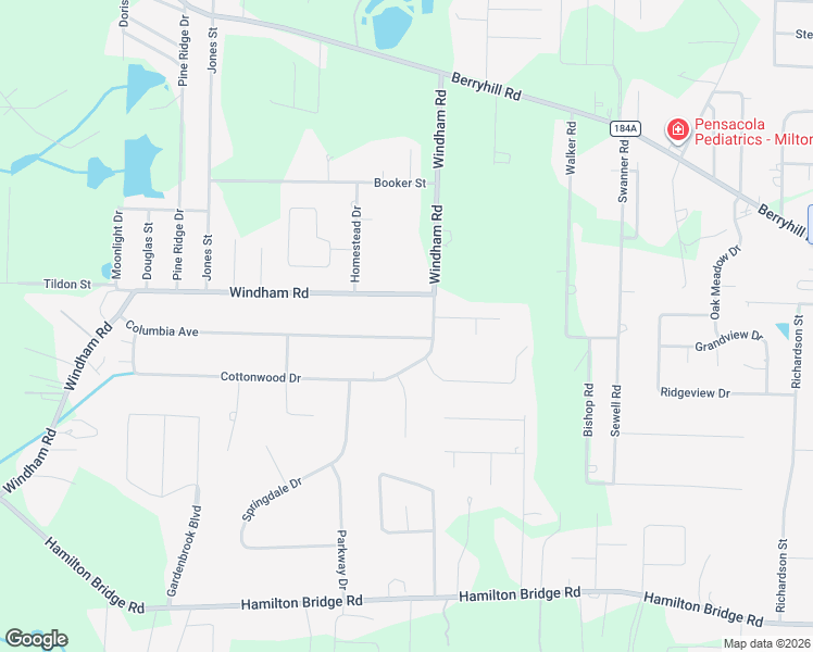 map of restaurants, bars, coffee shops, grocery stores, and more near 5649 Columbia Avenue in Milton