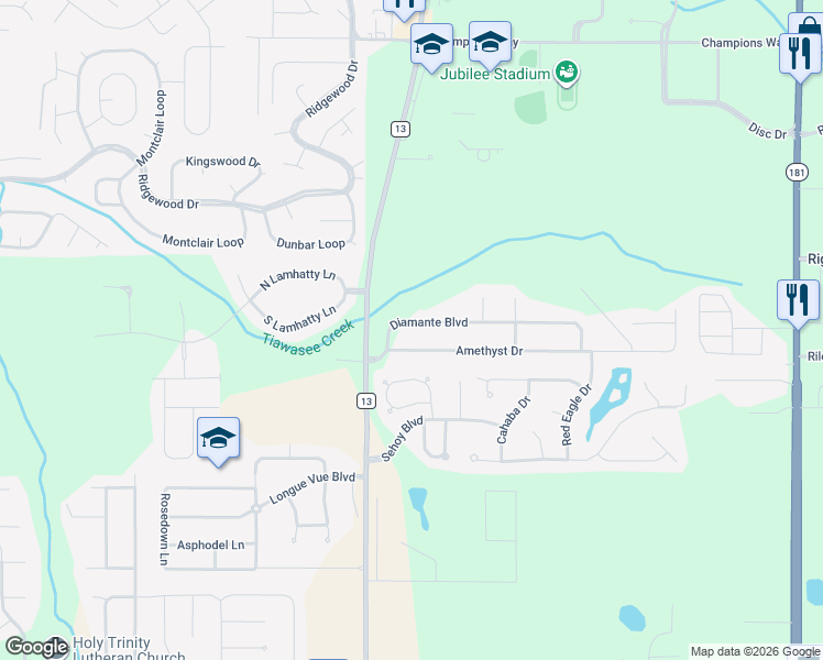 map of restaurants, bars, coffee shops, grocery stores, and more near in Daphne
