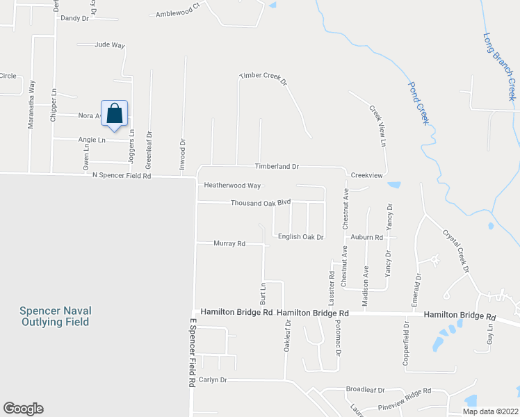 map of restaurants, bars, coffee shops, grocery stores, and more near 4687 Thousand Oaks Boulevard in Pace