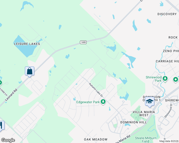 map of restaurants, bars, coffee shops, grocery stores, and more near 2000 Shimla Drive in Bryan