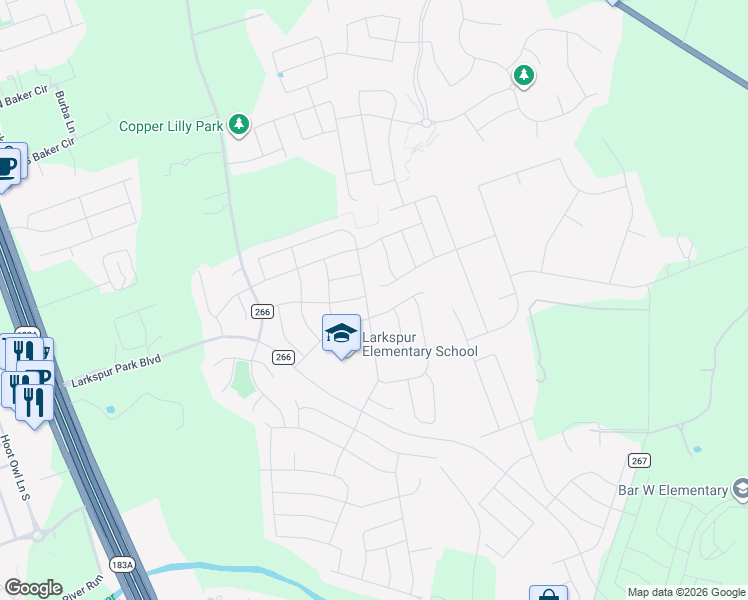 map of restaurants, bars, coffee shops, grocery stores, and more near 429 Lewisville Lane in Georgetown