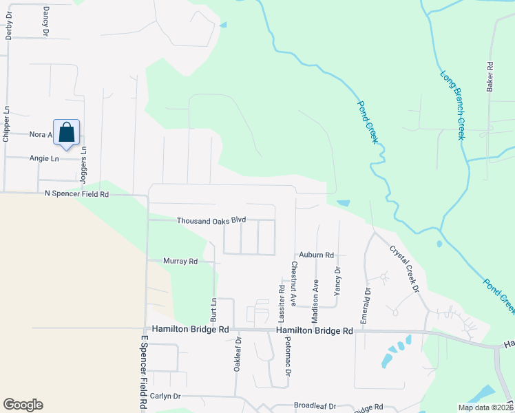 map of restaurants, bars, coffee shops, grocery stores, and more near 5114 English Oak Drive in Milton