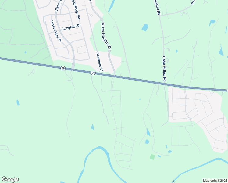 map of restaurants, bars, coffee shops, grocery stores, and more near 4581-5149 Highway 29 in Georgetown