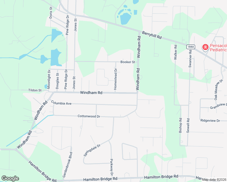 map of restaurants, bars, coffee shops, grocery stores, and more near 5615 Windham Road in Milton