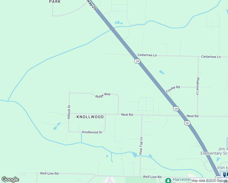 map of restaurants, bars, coffee shops, grocery stores, and more near 1100 Ridge Way in Escambia County