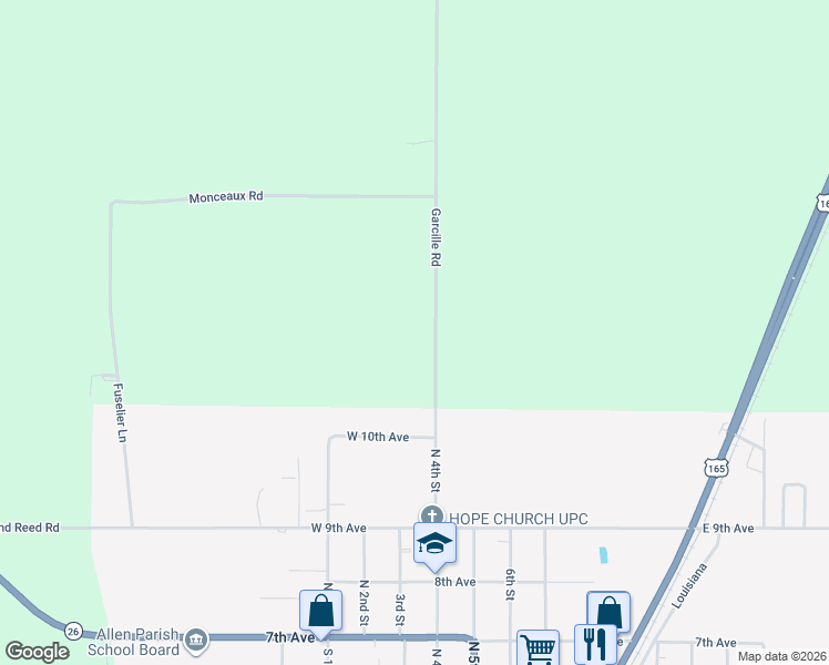 map of restaurants, bars, coffee shops, grocery stores, and more near in Oberlin