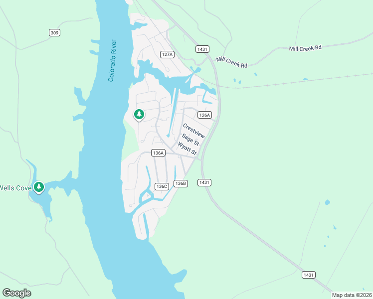 map of restaurants, bars, coffee shops, grocery stores, and more near 101 Sage Street in Horseshoe Bay