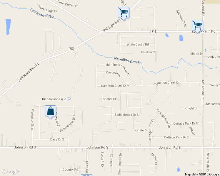 map of restaurants, bars, coffee shops, grocery stores, and more near 9751 Hamilton Creek Drive South in Mobile