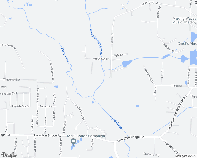 map of restaurants, bars, coffee shops, grocery stores, and more near 5025 Rendy Kay Lane in Milton