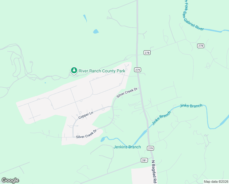 map of restaurants, bars, coffee shops, grocery stores, and more near 250 Silver Creek Drive in Leander