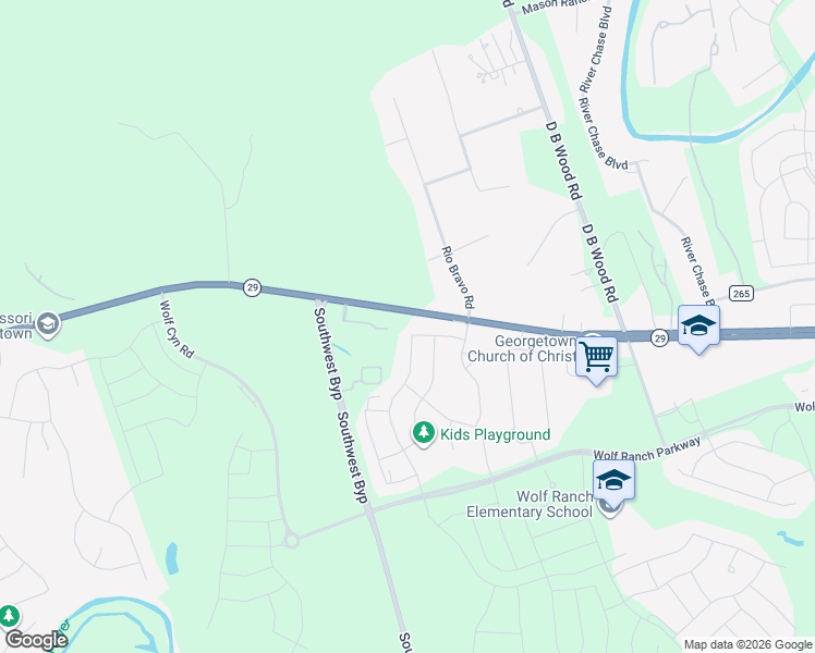 map of restaurants, bars, coffee shops, grocery stores, and more near 228 Flint Mountain Road in Georgetown