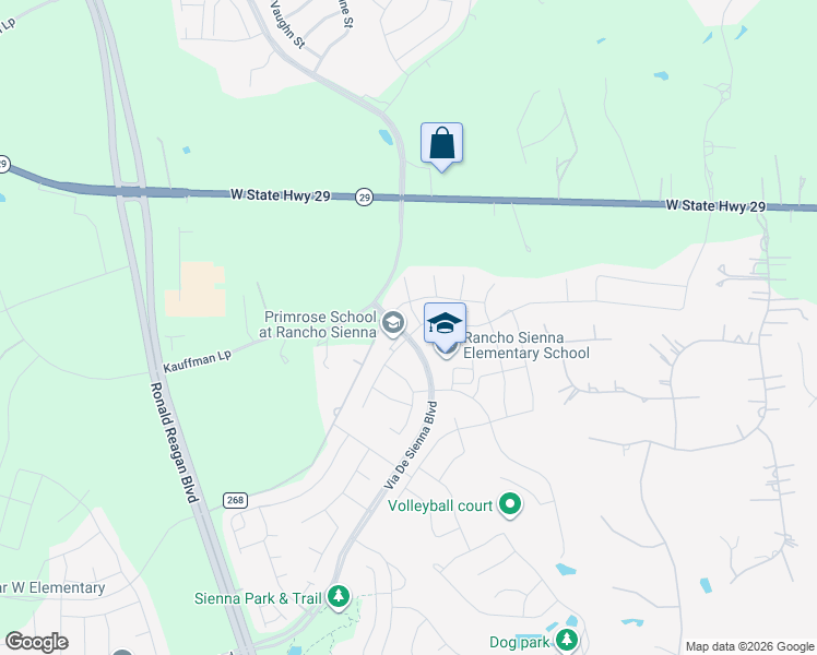 map of restaurants, bars, coffee shops, grocery stores, and more near 808 Bonnet Boulevard in Georgetown