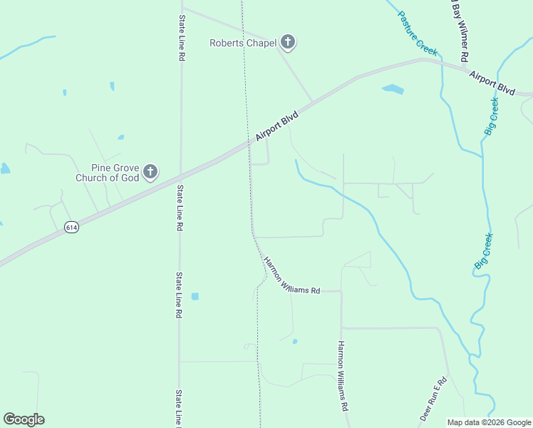 map of restaurants, bars, coffee shops, grocery stores, and more near 2760 Harmon Williams Road in Mobile