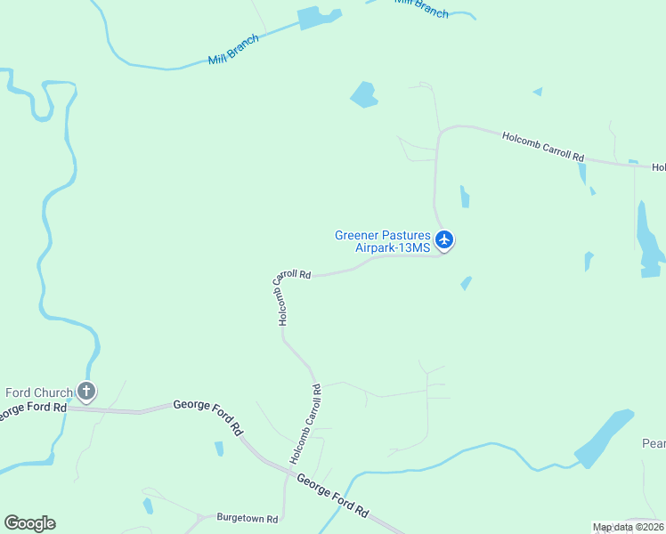 map of restaurants, bars, coffee shops, grocery stores, and more near 157 Holcomb Carroll Road in Carriere