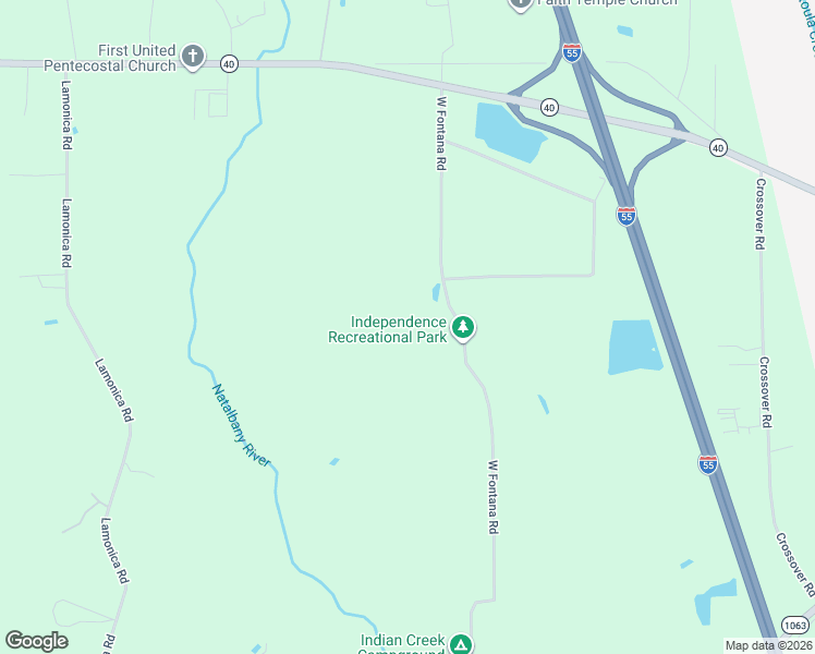 map of restaurants, bars, coffee shops, grocery stores, and more near 53481 West Fontana Road in Independence
