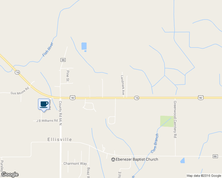 map of restaurants, bars, coffee shops, grocery stores, and more near 13901 U.S. 90 in Loxley