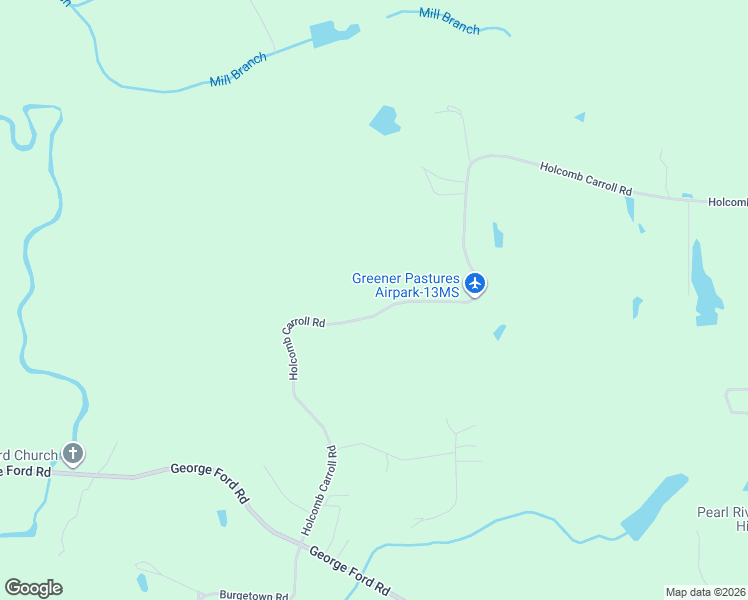 map of restaurants, bars, coffee shops, grocery stores, and more near 157 Holcomb Carroll Road in Carriere