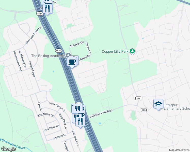 map of restaurants, bars, coffee shops, grocery stores, and more near 328 Trellis Boulevard in Leander