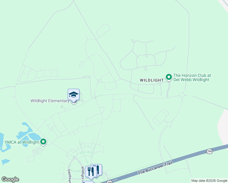 map of restaurants, bars, coffee shops, grocery stores, and more near Yulee Road in Yulee